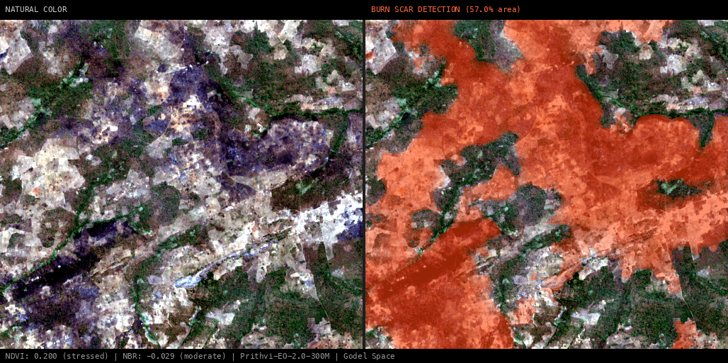 ML analysis for Green forest fire notification in Mozambique